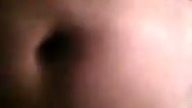 Desi chick takes clothes off revealing XXX sized boobies on camera