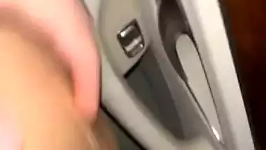 Getting topped off so good in the benz of this freaky Indian college girl