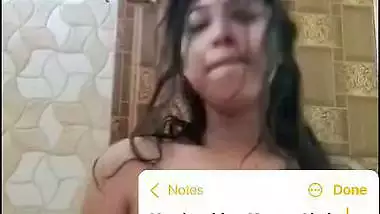 Chocolate syrup on boobs by Neelam Singh in app