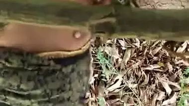 Big ass bhabhi fucking outdoor by her nephew hard in doggy style