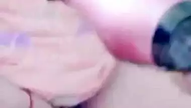 Hot Desi Aunty Fingering and horny masturbating in hairy pussy closeup showing indian village sex video