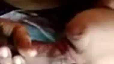 Slutty Desi XXX aunty have a threesome sex with two local guys MMS