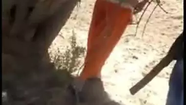 Husband caught cheating wife she fuck with lover outdoor, scandal Desi mms