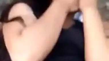 Bangla wench tries not to moan taking Desi XXX cock in the woods