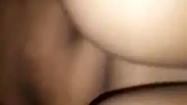 Hindustani girl riding dick of her lover