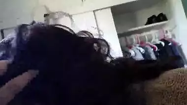 Hot Girl Showing Big Boobs & Pussy Also Giving BJ & Hard Fucking With BF Part 3