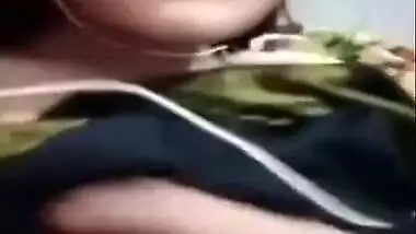 Today Exclusive- Sexy Desi Girl Showing Her Miky Boobs And Wet Pussy Part 1