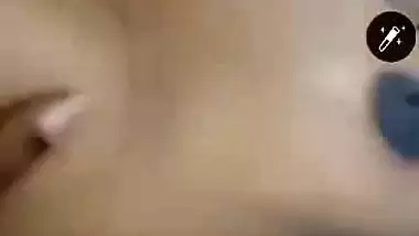 Big boobs wife sharing with husband friend on video call
