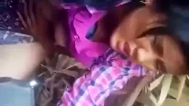 Man sucks boobs before fucking the milf in Nepali sex