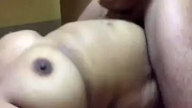 Curvy wife getting fucked in doggy with bolly music, “I love it” *moans