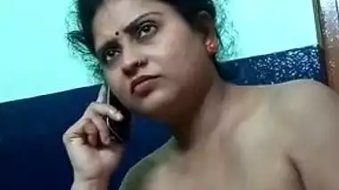 Cheater bhabhi giving handjob to lover while talking on phone clear audio part 1