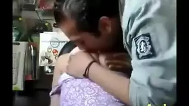 Sex mms of an non-professional store gal having fun with the manager