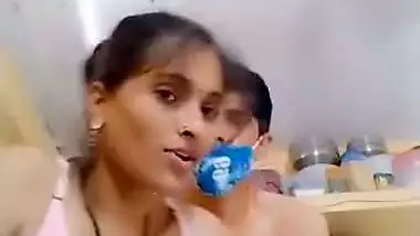 Desi wife boob press and hardcore fucking viral clips