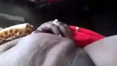 Indian whore doesn't cover body and shows it off on camera with smile