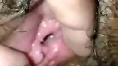 Desi spreads her XXX pussy lips for a homemade close-up sex film