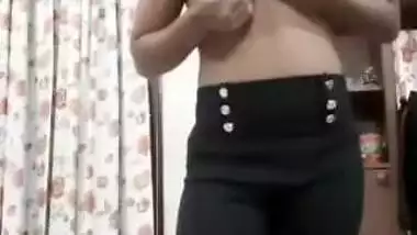 Extremely Horny Desi GF Decided to just Tease but ended up Stripping Fully Nude