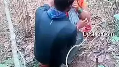 Desi village Randi Bhabhis outdoor fucking with local boy, leak mms porn