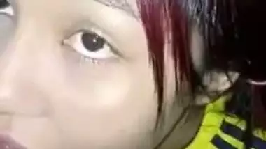 East Indian girl fucks in a bathroom in the Indian sex video