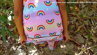 Sri Lankan Campus Girl Having Sex With Boyfriend In High-risk Outdoor Jungle