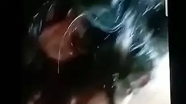 Housewife POV blowjob to husband with boobs show