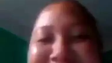 Big boob milf shows her body on video call in Nepali porn