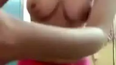 Exclusive- Cute Look Desi Girl Strip Her Cloths And Showing Her Boobs And Pussy