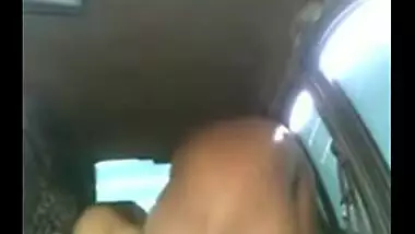 Hardcore outdoor sex scandal of big boobs maid with owner