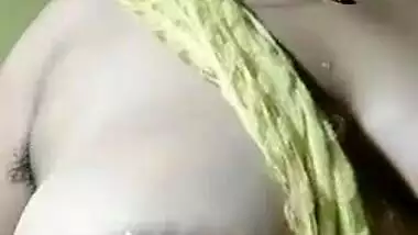 Solo video of the big-tittied Indian with beautiful eyes and big ass