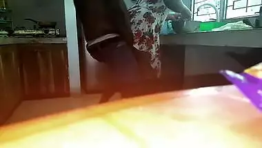 Horny man comes to Indian wife and satisfies XXX needs in the kitchen