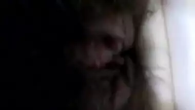 Desi makes her sex hairy pussy public as well as small XXX tits