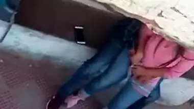 Tempting Desi girl allows sex partner to touch her XXX vagina outdoors