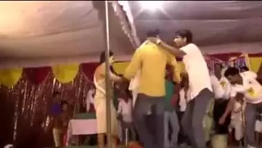 Indian dancer on stage showing boobs and pussy