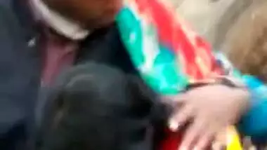 Desi MILF doesn't know XXX voyeur makes MMS video of her sucking off