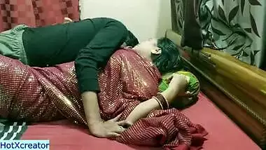 Indian hot married bhabhi honeymoon sex at hotel! Undress her saree and fuck!