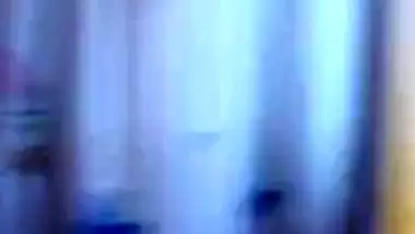 Chick bares her tiny sex breasts to her XXX Indian admirer with a camera