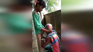 Desi aunty blowjob to her nephew! Caught on cam and on the net