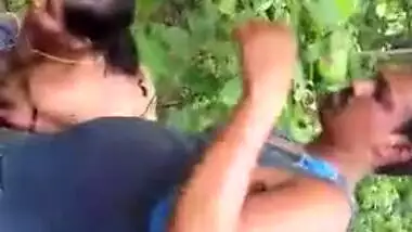 Odia Desi cheating wife is caught with her XXX lover in the forest