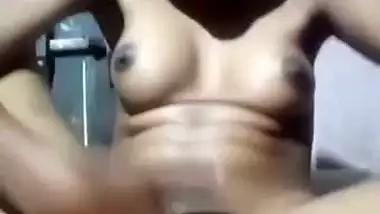 Nude Bangla girl sticks fingers into her juicy XXX cunt in Desi porn