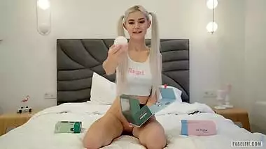 The proper sex education by cute slut ends with a huge creampie - Eva Elfie