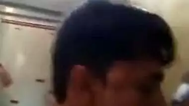 Indian witch takes the edge off kissing loved man before the camera