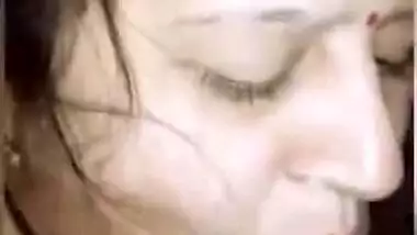 Hot XXX whore has mouth fucked by Desi guy who films her face close-up
