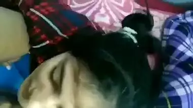 Horny Desi XXX girl gets load of cum on face with dirty talkings MMS
