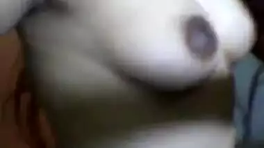 Sex model from India feels a little bit shy posing on camera naked