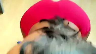 Topless girlfriend handjob to boyfriend viral MMS