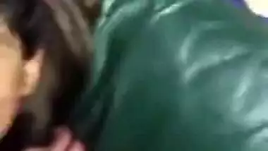 NRI girl sucking her professor’s dick and balls for better marks