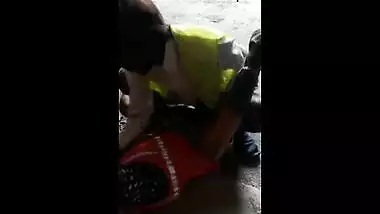 Construction worker enjoys hardcore sex with his co worker