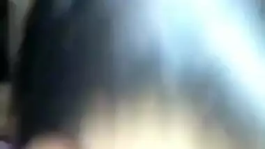 Shy girl in hotel with lover