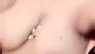 Telugu xxx video of a sexy lady showing her soft boobs