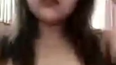 Chubby tanker maal huge boobs showing on video call