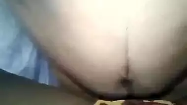 XXX sized penis nails Desi girl's pussy close-up in first-person MMS